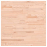 Table Top 70x70x2.5 cm Square Solid Wood Beech 355957
