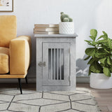 Dog Crate Furniture Concrete Grey 45x62x59 cm Engineered Wood 838312