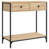 Console Table Sonoma Oak 75x34.5x75 cm Engineered Wood 834176