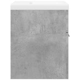2 Piece Bathroom Furniture Set Concrete Grey Engineered Wood 3324857