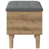 Storage Bench with Cushion Artisan Oak 62 x 42 x 46 cm 8017734
