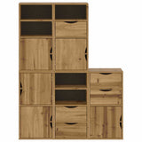 Side Cabinets 5 pcs "ODDA" 40x24x79 cm Solid Wood Pine 3365356