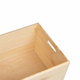 Wooden Box with Handles 40x30x23 cm Solid Wood Pine 4017394