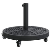 Parasol Base Art Deco Black 45 x 39.5 cm Iron 42002568