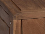 Bathroom Side Cabinet Natural 25 x 25 x 100 cm Solid Teak Wood 42026909