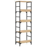 Bookshelf Sonoma Oak 50x33x153 cm Engineered Wood 835275