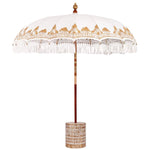 Balinese Parasol 260 Cream 210-220 cm Cotton and solid wood 3356887