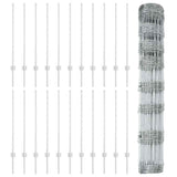 Wild Fence with Posts 50 x 1 m Hot-Dip Galvanised Steel 3337147