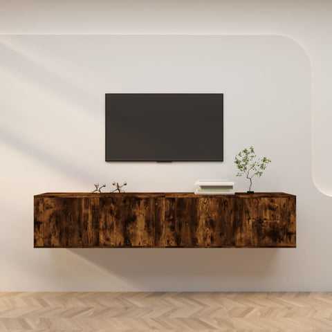Wall-mounted TV Cabinets 2 pcs Smoked Oak 100x34.5x40 cm 3188371