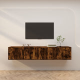 Wall-mounted TV Cabinets 2 pcs Smoked Oak 100x34.5x40 cm 3188371