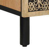 Side Cabinet 40x33x110 cm Solid Wood Mango 358241