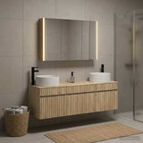 Bathroom Cabinet Set 4 pcs Sonoma Oak Engineered Wood 3406665