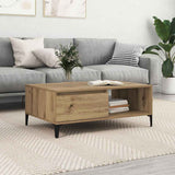 Coffee Table Artisan oak 90 x 60 x 35 cm Engineered wood 875117