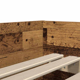 Bed Frame with Drawer Old Wood 90 x 200 cm Solid Pine Wood 3403204