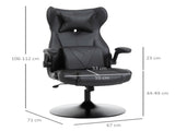 Video Game Chair with Lumbar Support, Racing Style Home Office Chair, Computer Chair with Swivel T3398P377468