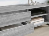 TV Cabinet Grey Sonoma 100 x 36 x 49.5 cm Engineered Wood 886561