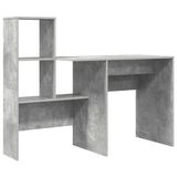 Desk Concrete Grey 131.5 x 50 x 106.5 cm Engineered Wood 3337268