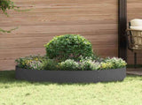 Planter Ring Black 120 x 120 x 20 cm Cold-rolled Steel 873634