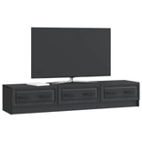 TV Cabinet with Drawer Black 147 x 34.5 x 27 cm Engineered Wood 895856