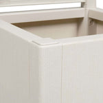 Garden Planter White 36 x 36 x 140 cm Polypropylene 42006499