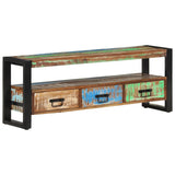 TV Cabinet 120x30x45 cm Solid Wood Reclaimed 351671