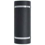 Outdoor Wall Lights 2 pcs 35 W Black Half-round 45649