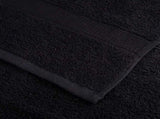 Premium Towels SOLUND 2 pcs Black 100x200 cm 600 gsm 137437