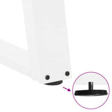 Coffee Table Legs U-Shaped 2 pcs White 60x cm Steel 4012769