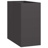 Planter Black 40x80x80 cm Steel 860773