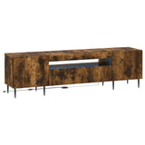 LED TV Cabinet Smoked Oak Engineered Wood 896910