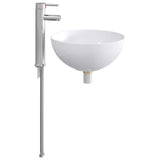 Bathroom Wash Basin Chrome 35.5 x 35.5 x 14.5 cm Metal 890244