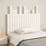 Wall Headboard White 95.5x3x80 cm Solid Wood Pine 824784