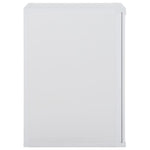 ZNTS Washing Machine Cabinet White 68.5x64.5x88 cm PVC 340986