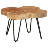 Coffee Table 36 cm 4 Trunks Solid Wood Acacia 353301