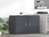 Storage Cabinet Anthracite 80 x 40 x 70 cm Steel 891678