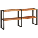 Console Table Brown 160 x 33 x 75 cm Solid acacia wood 4104740