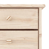 Shoe Cabinet ALTA 77x35x96 cm Solid Wood Pine 353925