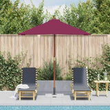 Garden Parasol Bordeaux Red 44537
