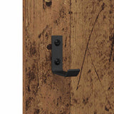 Wall-Mounted Coat Rack Wall-mounted Old Wood 96 x 1.5 x 90 cm 874537