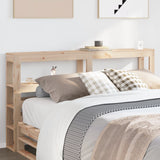 Headboard with Shelves 140 cm Solid Wood Pine 850884