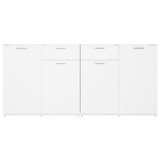 ZNTS Sideboard White 160x36x75 cm Engineered Wood 3074927