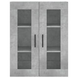 Highboard Concrete Grey 69.5x34x180 cm Engineered Wood 3198493