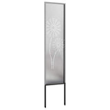 Garden Privacy Screen Silver 32 x 140 cm Stainless steel 876235