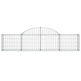 Arched Gabion Baskets 13 pcs 200x30x40/60 cm Galvanised Iron 3146058