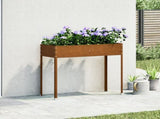 Garden Planter 100.5x40.5x90 cm Weathering Steel 4008961