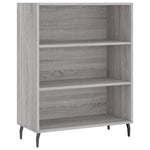 Highboard Grey Sonoma 69.5x34x180 cm Engineered Wood 3196089
