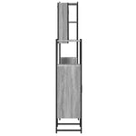 ZNTS 4 Piece Bathroom Cabinet Set Grey Sonoma Engineered Wood 3214773