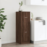 Apothecary Cabinet Brown Oak 40x41x118 cm Engineered Wood 855202