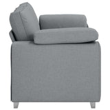 Sofa Light Grey 180 x 77 x 82 cm Fabric 4105227