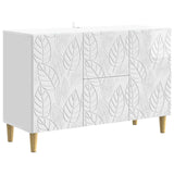 Sideboard High Gloss White 89 x 34.5 x 60 cm Engineered Wood 895119